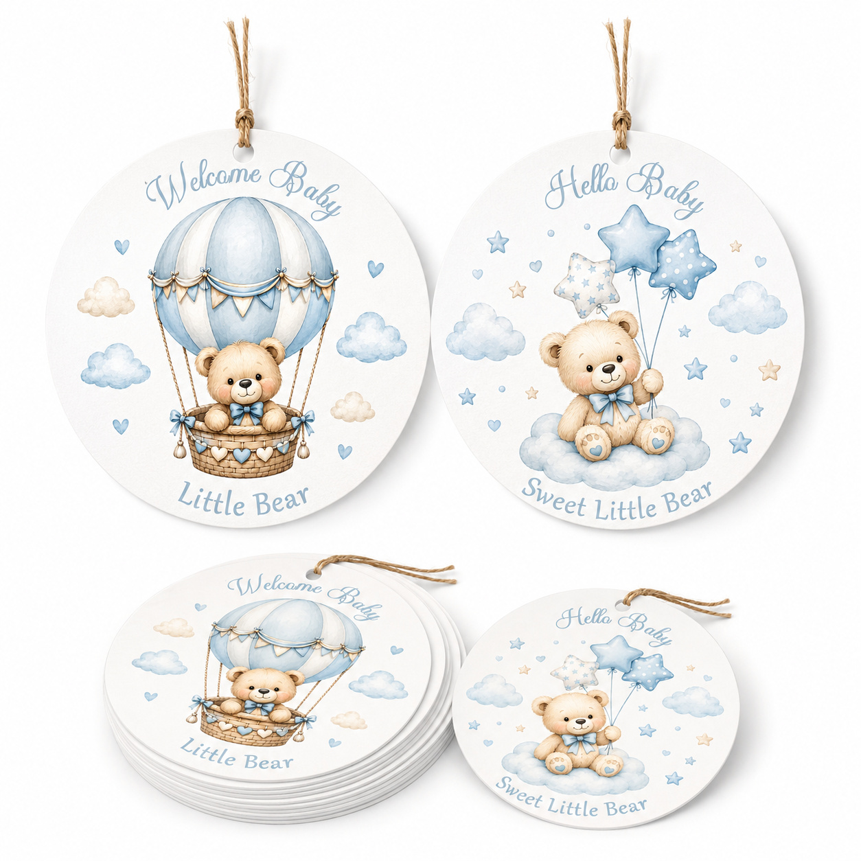 Wedding Packaging - Custom Baptism Tags, Universal Tags, Free