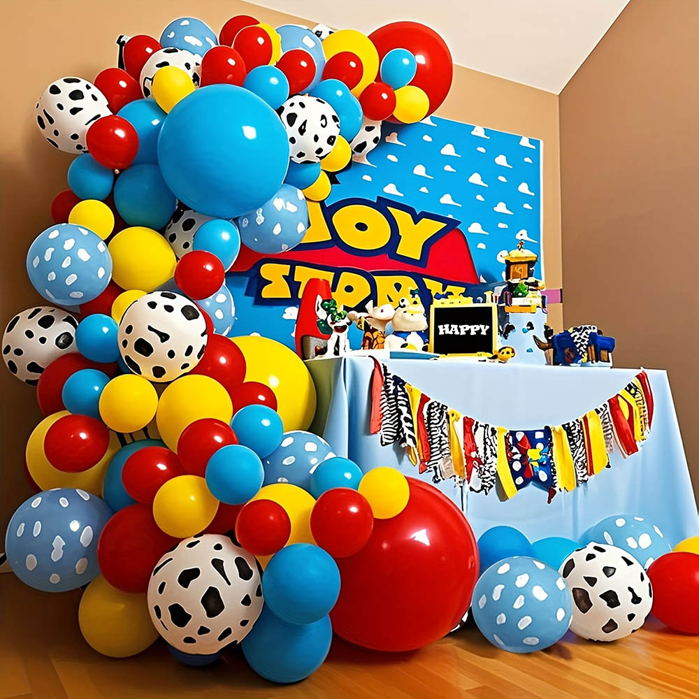 Wedding Supply Kit - 1set Story Balloon Yellow Blue Red