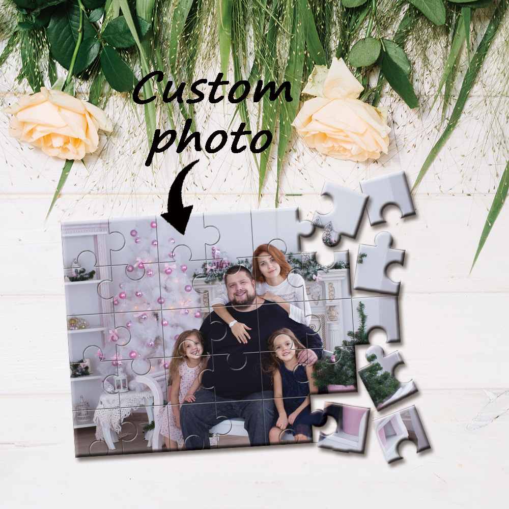 Wedding Souvenir - 35/300/500/1000pcs, Customized photo puzzle, Couple, wedding,