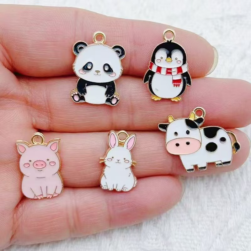 10pcs Cartoon Penguin Panda DI - Wedding Yes 评论和价格