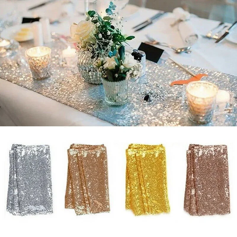 Festive Sequin Tablecloth Tabl - Table Runner Sequin 评论和价格