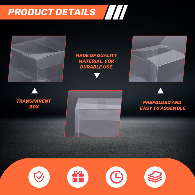 50Pcs Clear Plastic Boxes for  - Wedding Packaging 评论和价格