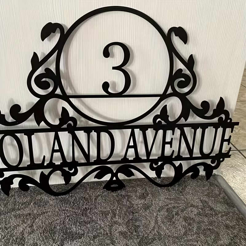 Custom Metal House Number & St - Wedding Party Supply 评论和价格