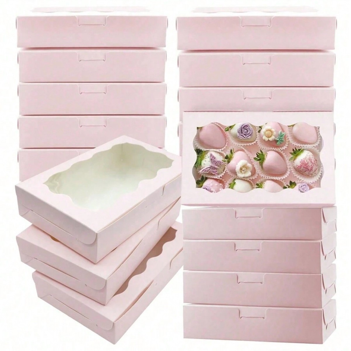 10/30/50Pcs Kraft Paper Cake C - Wedding Cake Supply 评论和价格