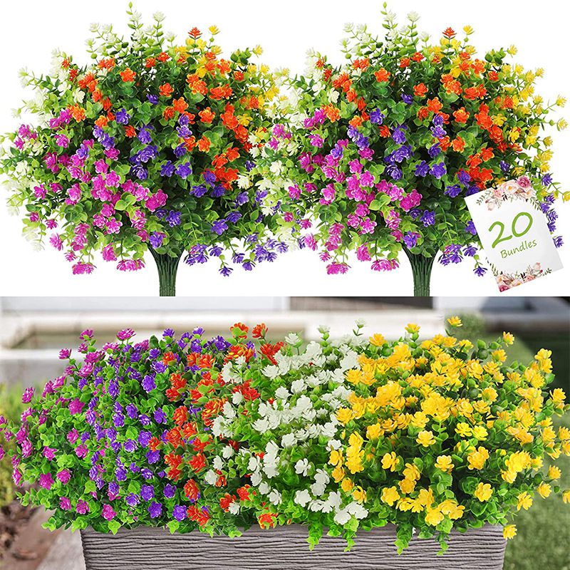 3/6pcs Artificial Plant Flower - Flower Girl Basket 评论和价格