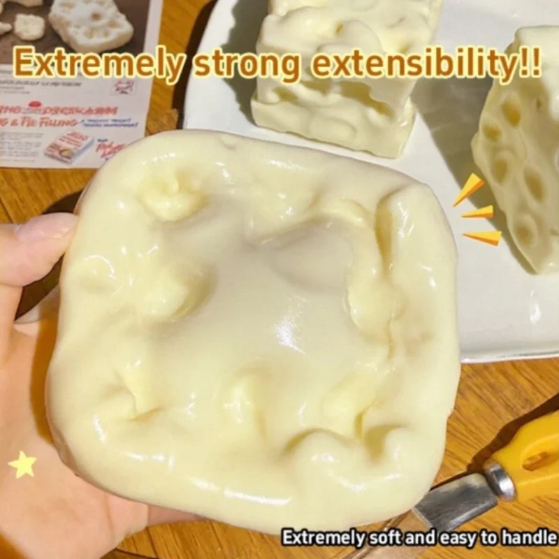 Taba Squishy Cheese Cube Stres - Wedding Yes 评论和价格