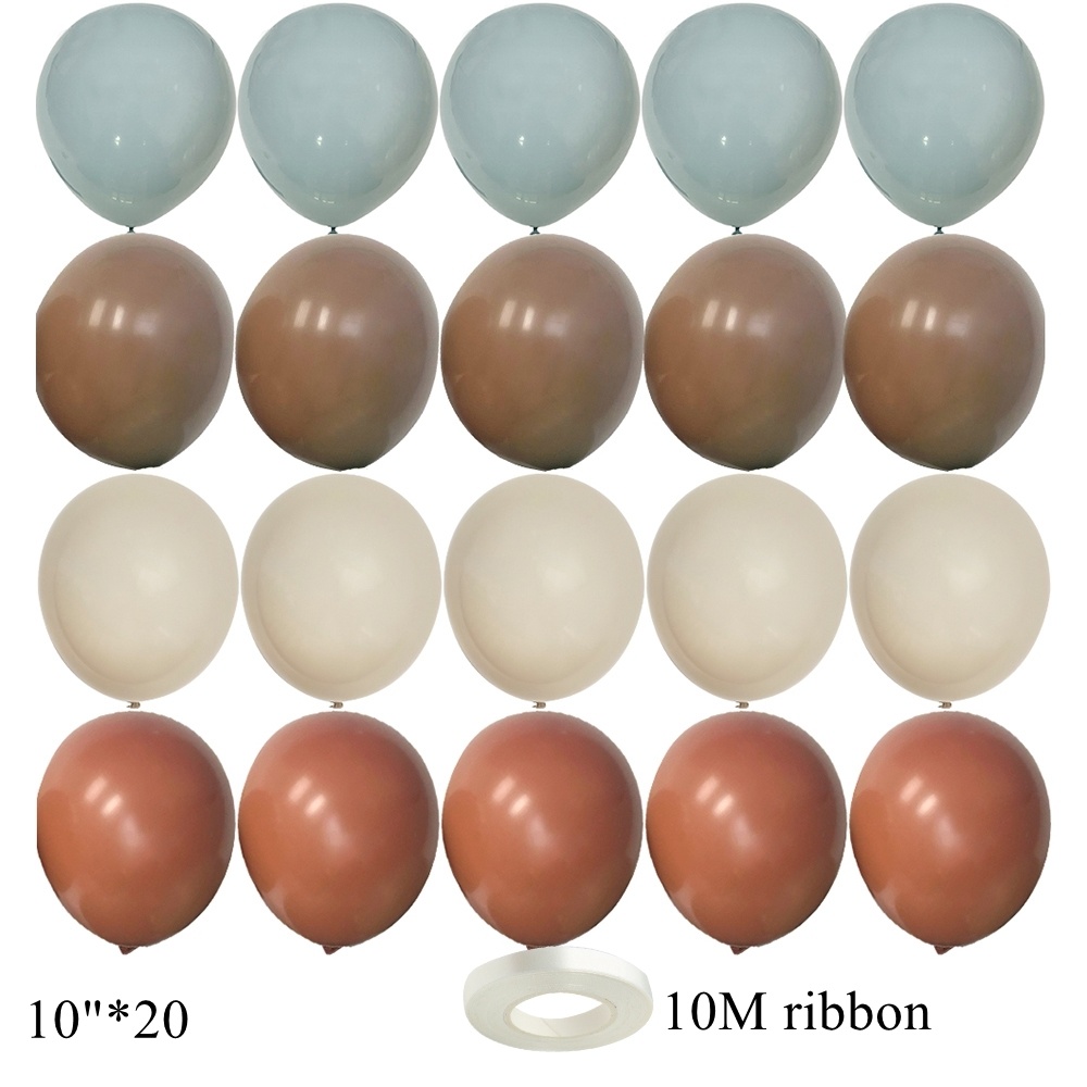 15/20PCS 10inch Retro Balloon  - Wedding Supply Kit 评论和价格