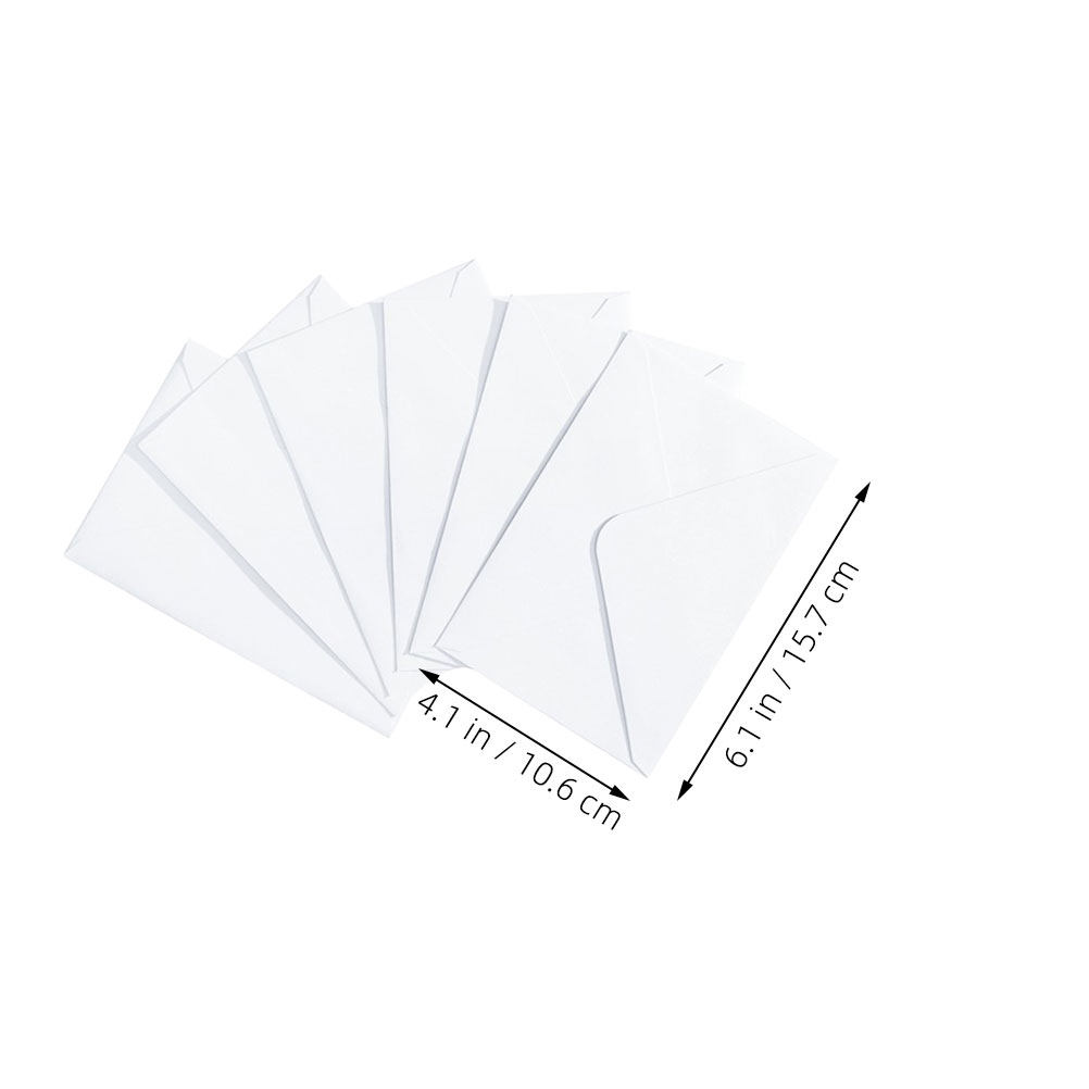 50pcs White B6 Self Sealing Ma - Wedding Envelopes 评论和价格