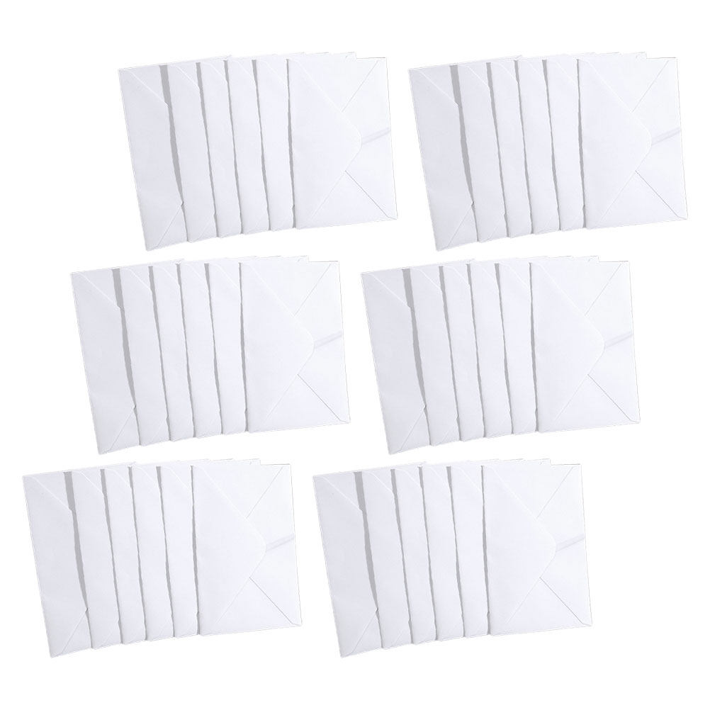 50pcs White B6 Self Sealing Ma - Wedding Envelopes 评论和价格
