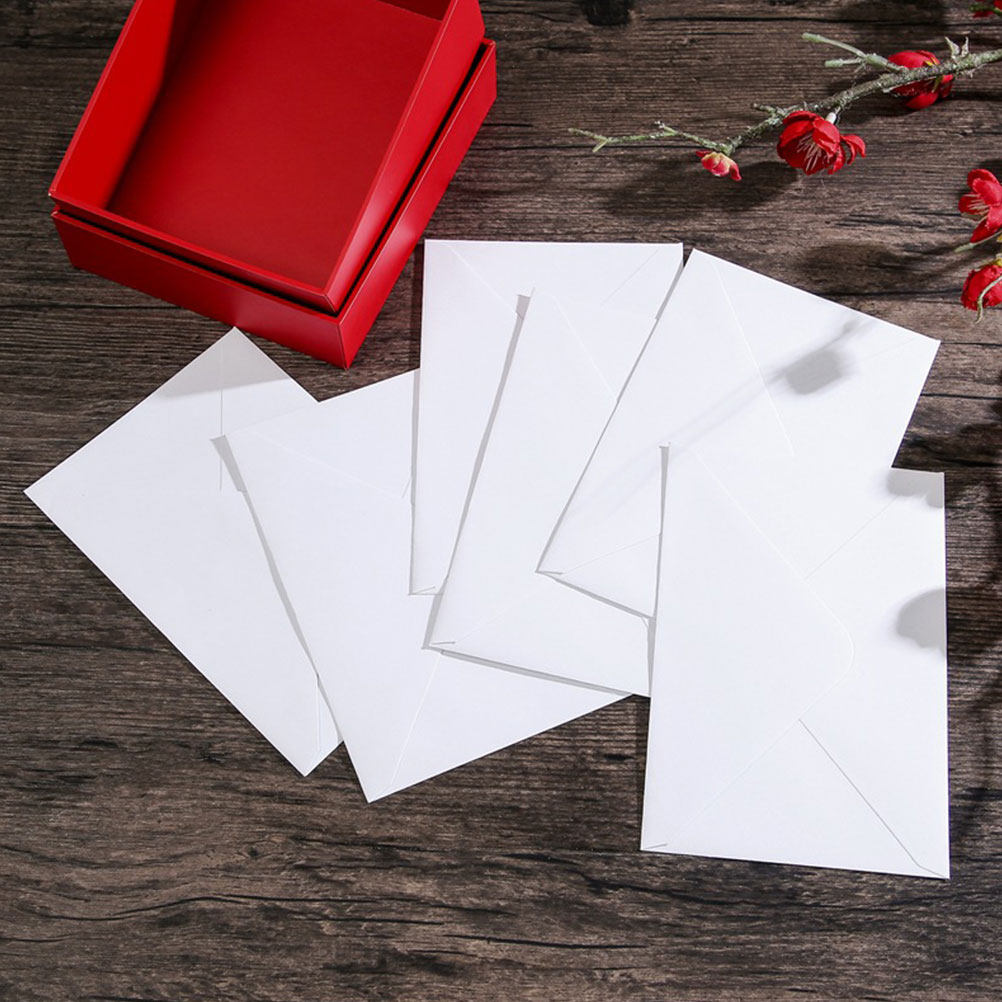 50pcs White B6 Self Sealing Ma - Wedding Envelopes 评论和价格