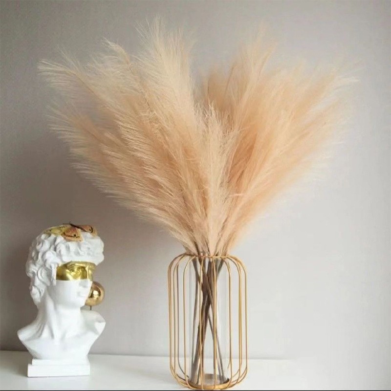 10PCS Artificial Pompous Grass - Flower Girl Basket 评论和价格