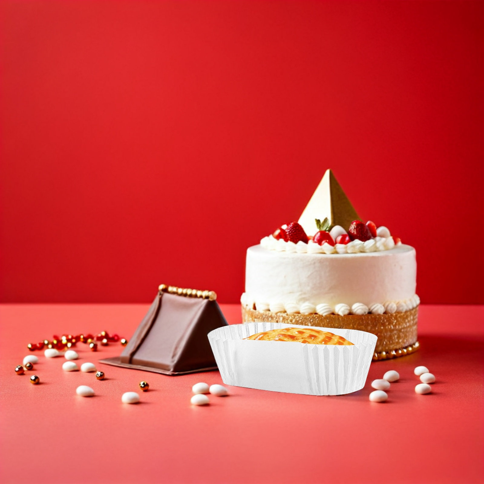 2000Pcs Premium Paper Cake Cup - Wedding Cake Supply 评论和价格