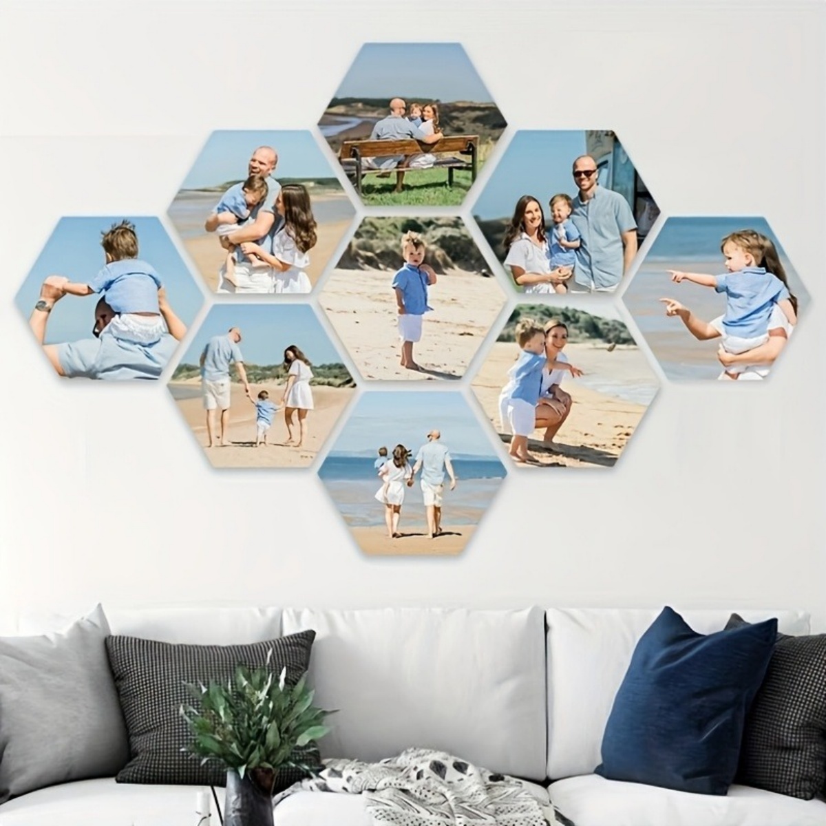 Custom Wall Decor — Modern Hex - Wedding Party Supply 评论和价格