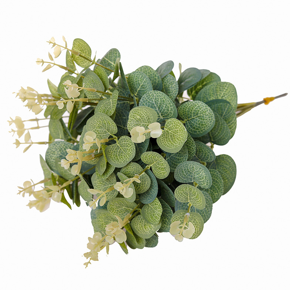 20PCS Fake Plants Silk Eucalyp - Flower Girl Basket 评论和价格