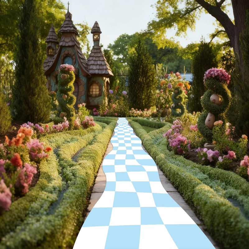 VIKAMA Checkerboard Runner Rug - Wedding Tap 评论和价格