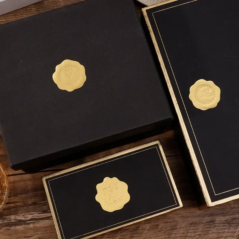 25/100Pcs Gold Embossed Heart  - Wedding Envelopes 评论和价格
