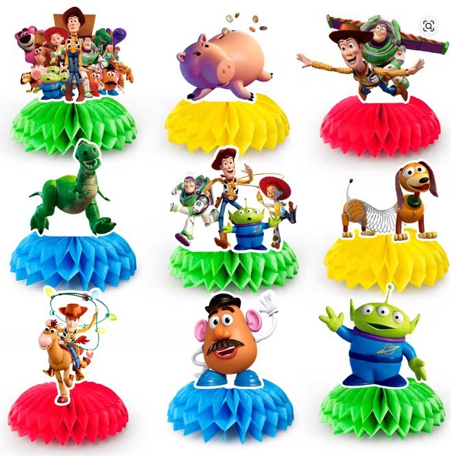 Toy Story 5 Honeycomb Centerpi - Wedding Yes 评论和价格