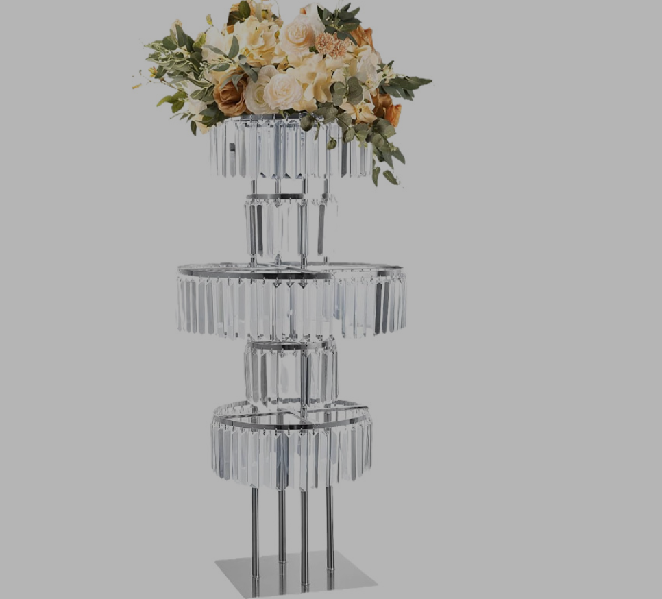 4 PCS Flower Rack Crystal Road - Wedding/Event Supply Store 评论和价格