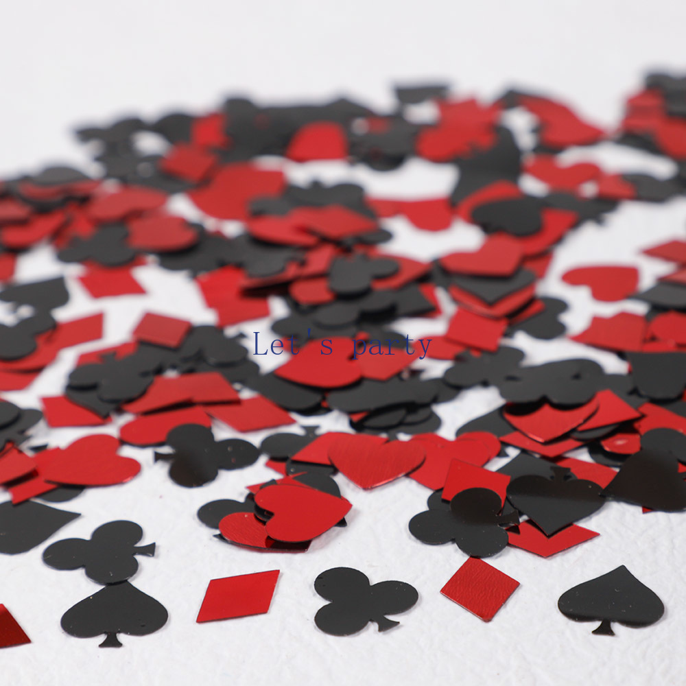 15g/bag Casino Las Vegas Poker - Table Runner Sequin 评论和价格