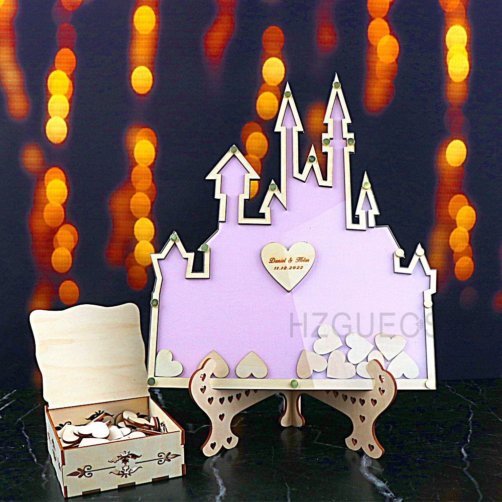 Personalized  Castle Guest Boo - Personalized Guest Book 评论和价格