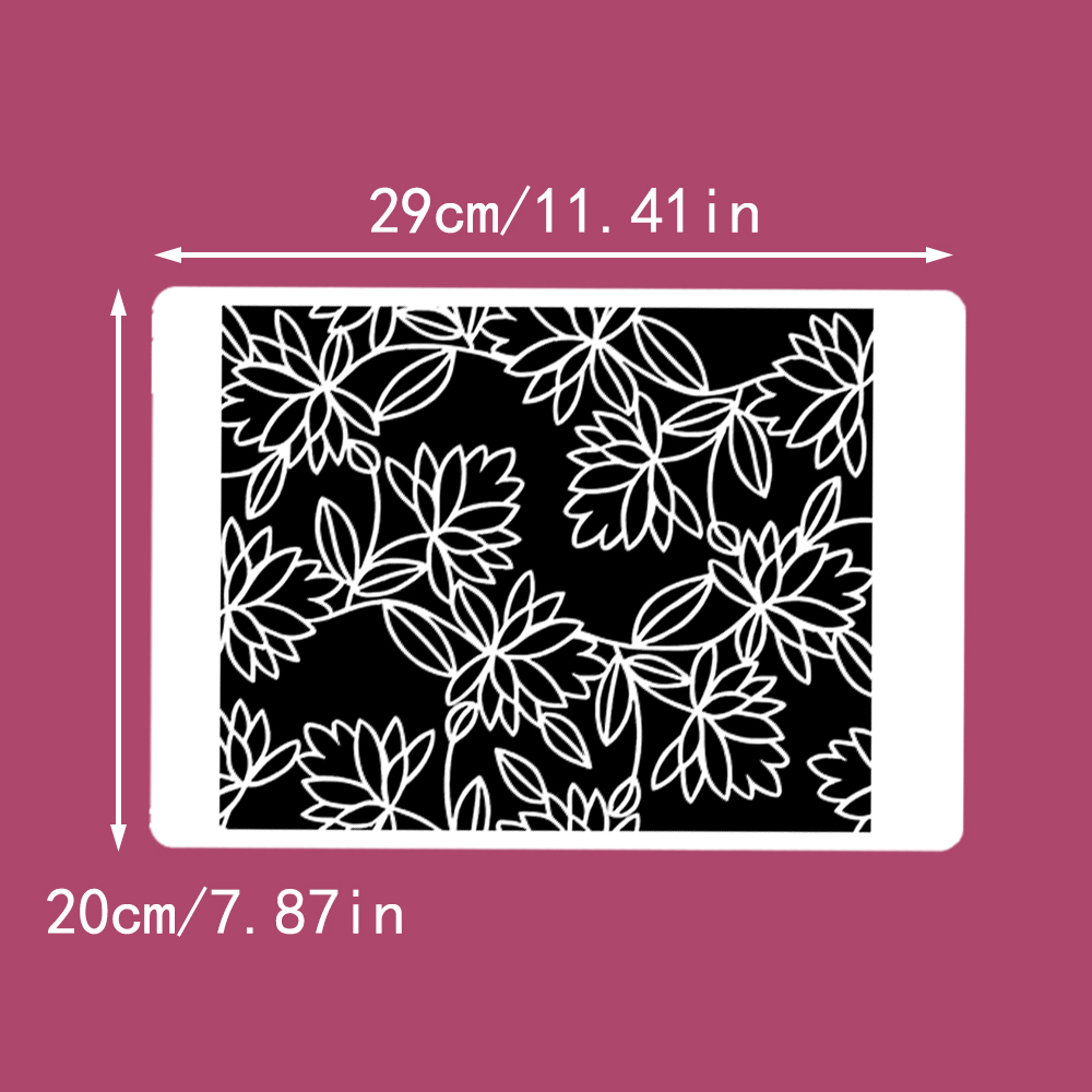 1Pc 29×20cm Floral Cake Stenci - Wedding Cake Supply 评论和价格