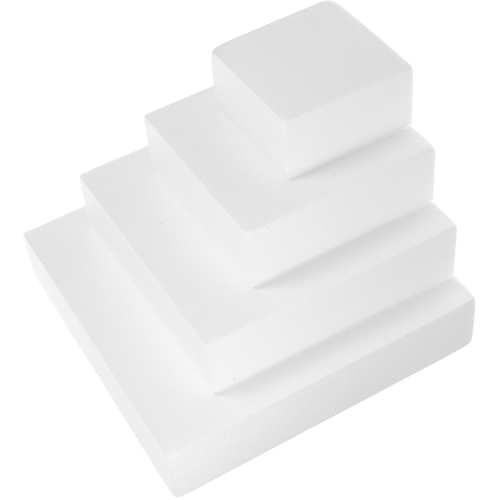 4Pcs Cake Dummy White DIY Deco - Wedding Cake Supply 评论和价格