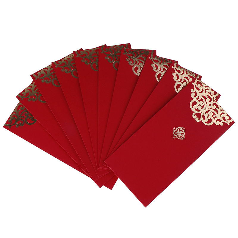 10pcs Happy Lucky New Year Wed - Wedding Envelopes 评论和价格